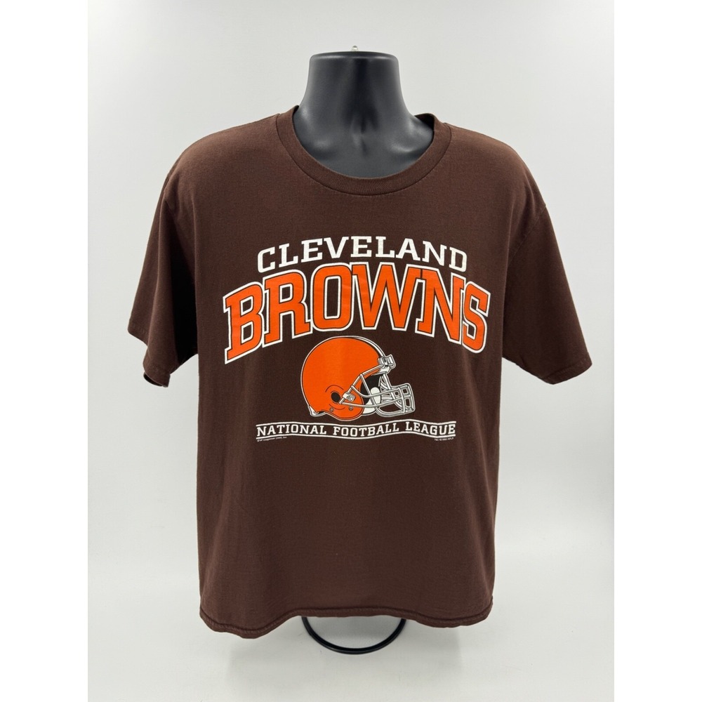 Vintage 2001 Cleveland Browns logo NFL CSA T-Shirt Size Large‎ Football